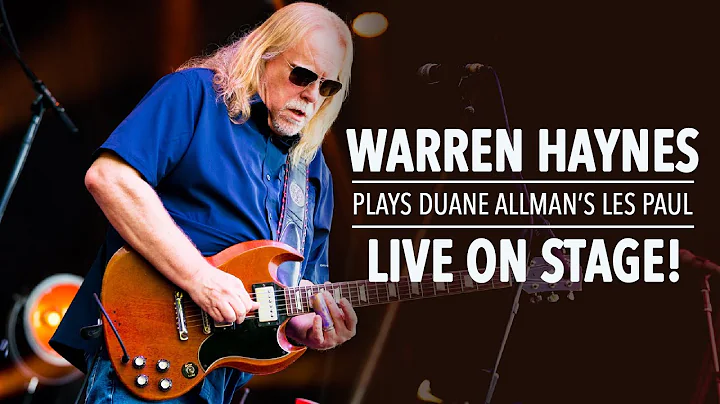 Warren Haynes Stage Plays Duane Allman's 1961 Les ...