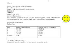 2014-06-23: Example screen reader reading Syllabus without formatting