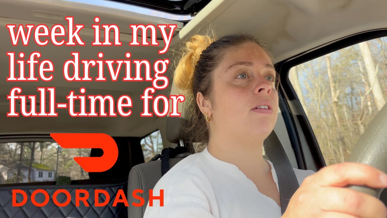 неделя из моей жизни || штатный водитель DoorDash