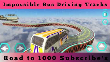 Impossible Bus Simulator Tracks Driving | Level - 02 | Free Android Games | M.R GAMEPLAY |