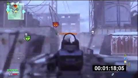 MW3 MOAB 112 Sec with P90 Outpost rushing HD