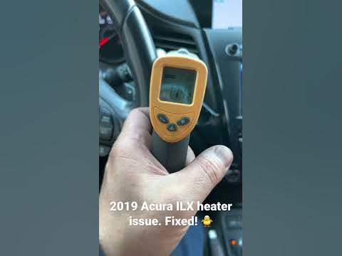 2019 Acura ILX 2.4 L customer states no heat on hi. Flush heater core