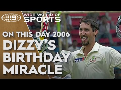 Jason Gillespie S Unbeaten 201 In Bangladesh Wide World Of Sports