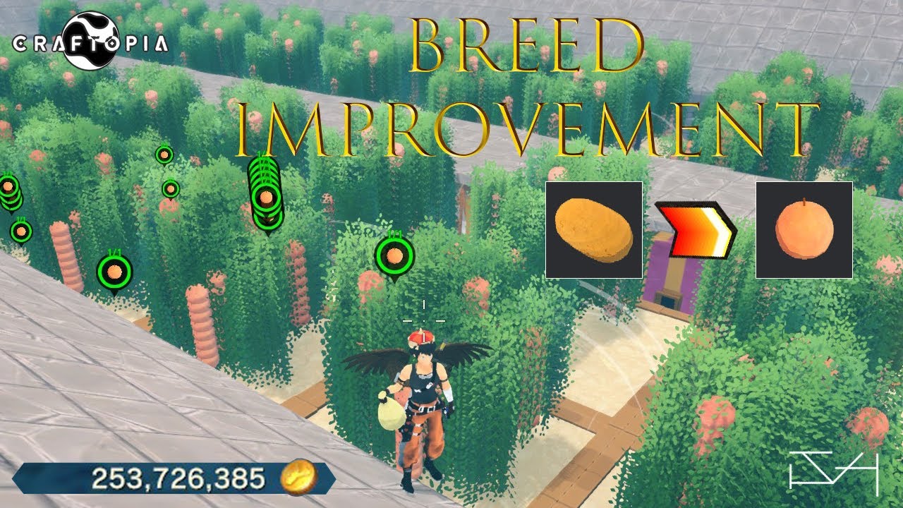 Craftopia Breed Improvement Plant from 1*14* Peaches in less than an