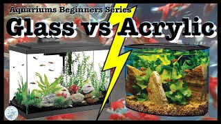 Aquarium Tanks Glass versus Acrylic | Aquariums Beginners Series | Episode 002