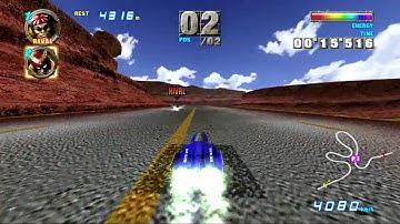 F-Zero GX Dolphin emu: hacked chapter 2 in 00´19´´308 (4000 km/h speedcode + enemy speedcode)