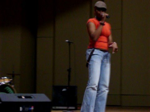 Latoria ministering, "Come Back to Me" at TCU
