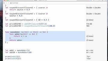 [iOS Swift입문] Session5 5 함수를리턴하는함수Curring