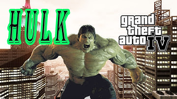 GRAND THEFT AUTO IV: THE INCREDIBLE HULK SCRIPT MOD (NEW MODEL)
