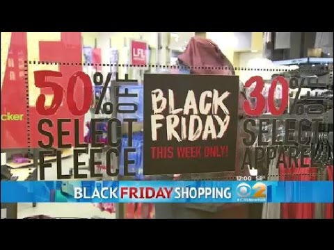 Black Friday Shoppers Hit The Stores - YouTube