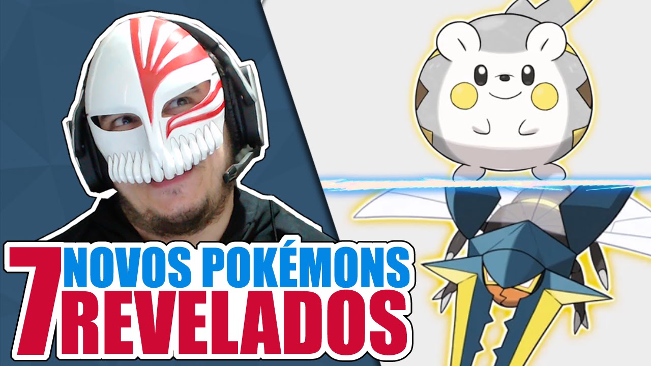 Sete novos Pokémons são revelados em Sun/Moon, incluindo um dragão - Drops  de Jogos