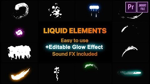 Liquid Motion Shapes Motion Graphics Templates