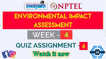 Environmental Impact Assessment Week 4 Quiz Answers 2023