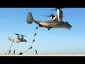 US Special Forces Massive Jump from US V-22 Helicopter