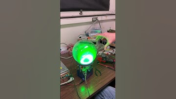 This higher power plasma toroid generator allows me to ionize 2L globes like this. #shorts  #viral