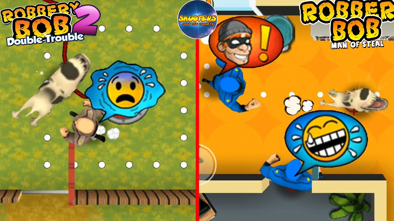 Robbery Bob 2 Vs Robbery Bob 1 - Angry Dog Bob 2 Vs Angry Dog 1 #3