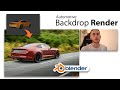 Photorealistic Automotive Render (Backdrop) | Blender 2.8