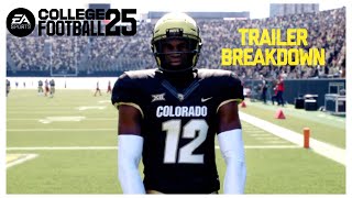 EA COLLEGE FOOTBALL 25 FULL TRAILER BREAKDOWN! WE OFFICIALLY BACK!! DETAILS GALORE!