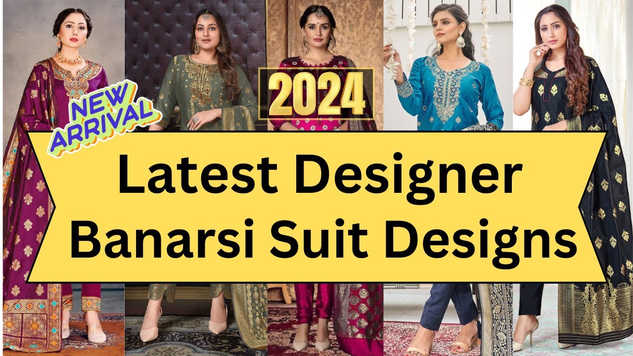 Latest Designer Banarsi Suit Designs 2024 #banarsisuits