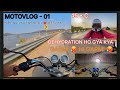 MOTOVLOG EP-1 / RIDING BIKE IN RAJASTHAN IN 40•C + Temp. / DJI OSMO ACTION 5 PRO / DJI MIC MINI /