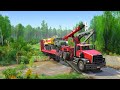 Expert Driver’s Thrilling River Route Survival – Spintires Mudrunner 2018 #spintiresmudrunner
