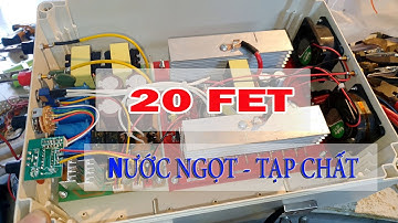 Máy Kích Cá 20 FET nguồn nước ngọt - Tạp chất - Rô Phi - Cá Chép - Linh Kiện Chất lượng