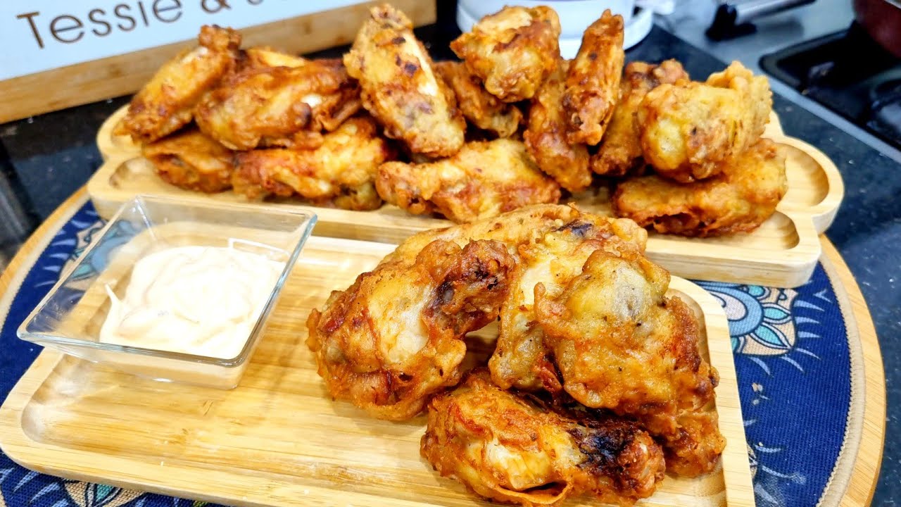 مطبخ ام وليد / اجنحة الدجاج المقلية ، بكيلو واحد حضرت كمية 👌هايلة بتتبيلة بنينة ، مقرمش من برا 😋.