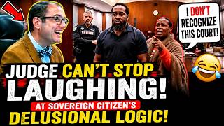 Judge CAN'T STOP LAUGHING at Sovereign Citizen's DELUSIONAL Courtroom Logic!