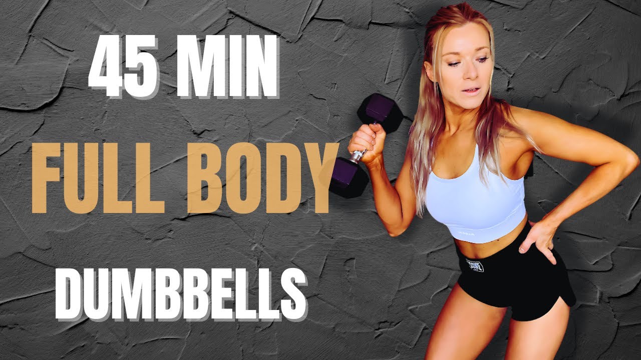 45-Min Dumbbell HIIT Workout 💪 Full Body Burn | Build Muscle Fast | No ...