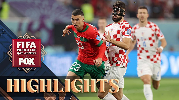 Croatia vs. Morocco Highlights | 2022 FIFA World Cup | Third Place Game