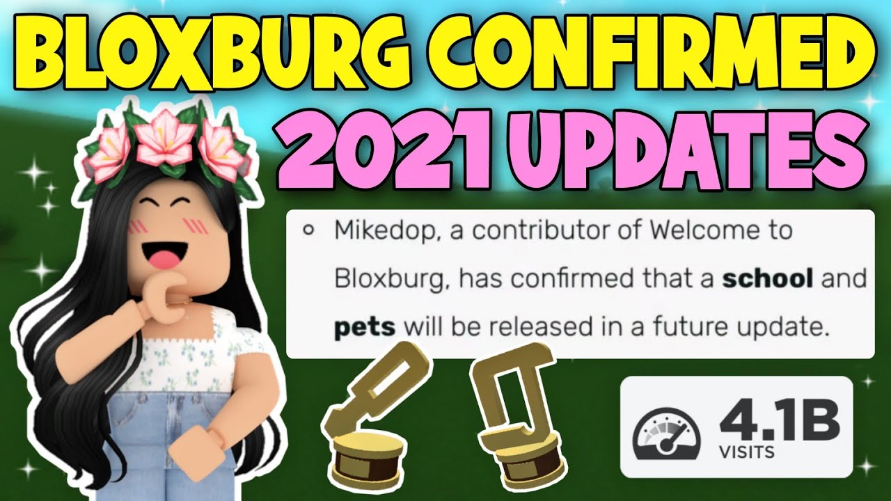 BLOXBURG 2021 CONFIRMED UPDATES! NEW 1.0.0 Update SCHOOL