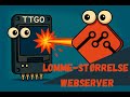 Byg en Lomme-Størrelse Webserver med Mongoose.WS og TTGO T-Display