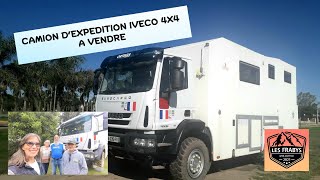 #205 CAMION D'EXPEDITION IVECO 4X4 A VENDRE