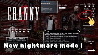 Granny 3 new update nightmare mode intro 😱