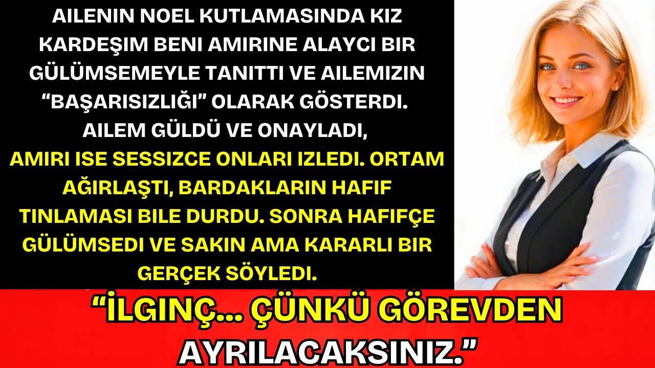 Aile Partisinde Kız Kardeşim Bana Başarısız Dedi, Patronu Sadece Gülümsedi