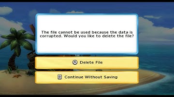 Corrupted Save Data in Donkey Kong Country Returns