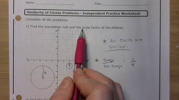 Scale Factor and Transformations of a Circle