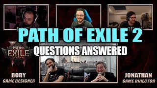 PATH of EXILE 2: GGG Answers All Our Questions  Pause on DC, Pickup Radius & Cast on Dodge Roll?