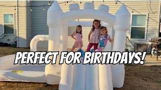 🏰 I Timed It—This Bounce House Inflated in 18 SECONDS! (SATEVEO)