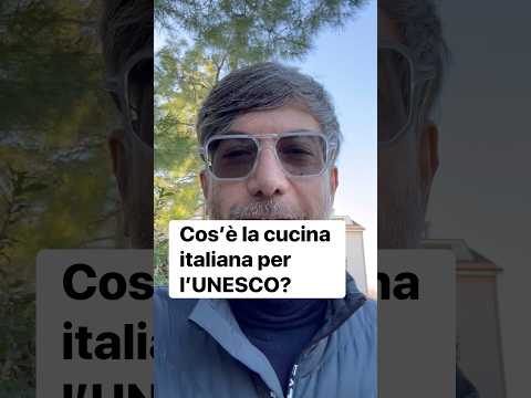 Video Cos’è la cucina italiana per l’UNESCO? #danielepaci #agronomo #italian #italianfood ?