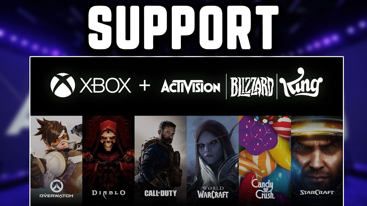 Major XBOX Support For Activision Blizzard Acquisition - YouTube