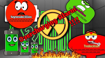 🔋LOW BATTERY OVERCHARGING SERIES 08 | BATTERIES ANIMATION | Big Number Battery Animation