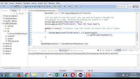Execute Query in JDBC - Part 2