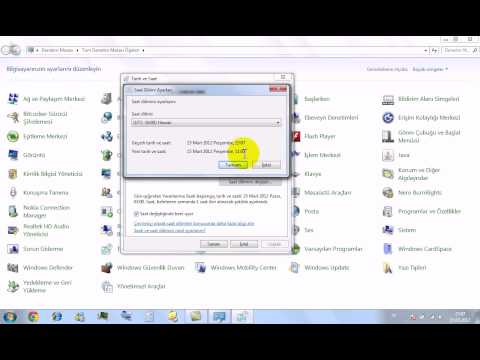 Tarih Ve Saat Değiştirme