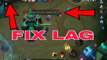 How to fix lag mobile legend `Reconnecting 