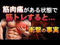 【筋トレ科学】筋肉痛がある状態で筋トレをすると筋肉はどうなる?… ~筋トレは続けて良いのか?休息をとるべきか?~