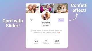 Card with Slider by using HTML CSS | Swiper JS u0026 JS... | Doovi