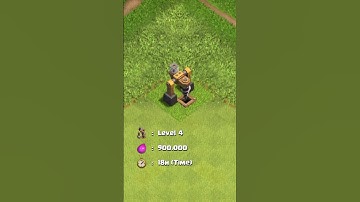 Upgrade Dark Elixir Drill Level 1 to MAX (Clash of Clans) #shorts #coc #clashofclans