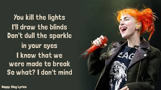 STAY THE NIGHT - ZEDD FT. HAYLEY WILLIAMS (Lyrics)