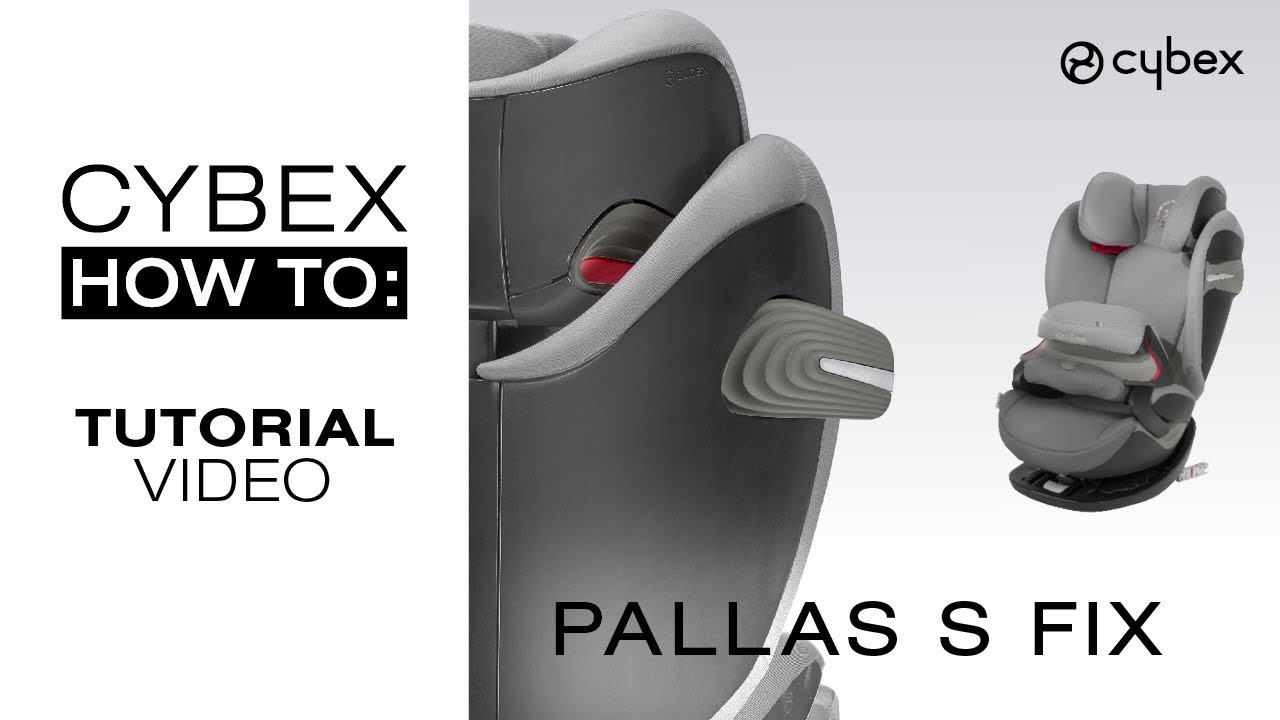 Cybex Pallas S-Fix Group 1/2/3 Car Seat - Urban Black